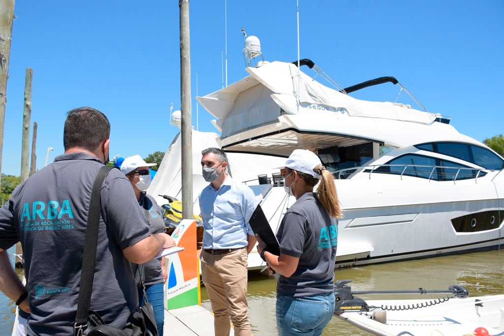 ARBA halló costosos barcos sin declarar ante el fisco en el náutico de San Fernando.