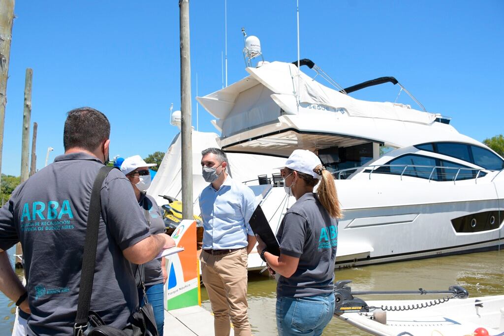 ARBA halló costosos barcos sin declarar ante el fisco en el náutico de San Fernando.