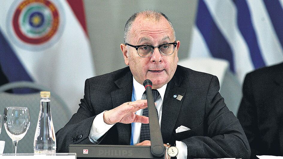 El canciller Jorge Faurie adelantó la postura de Macri ayer en rueda de prensa en Mendoza.