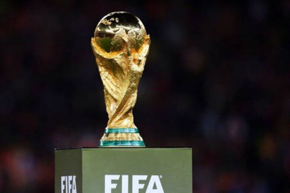 El trofeo de la Copa del Mundo.