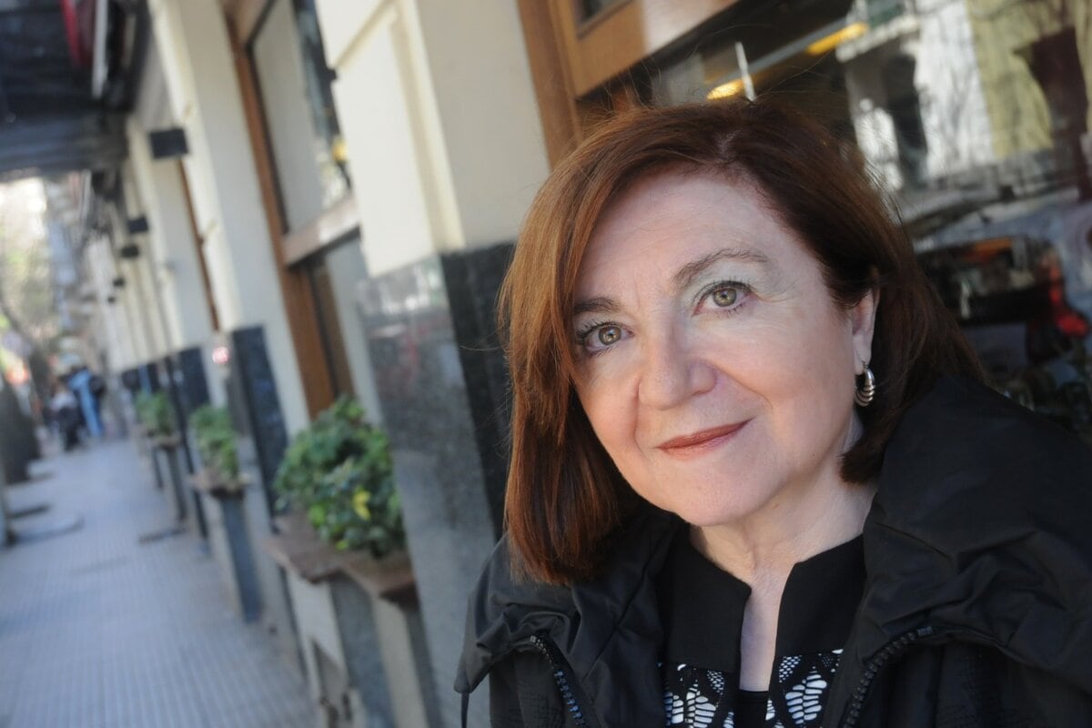 María Rosa Lojo, parte del conversatorio “Poesía en el tiempo de IA”. Foto: Rafael Yohai