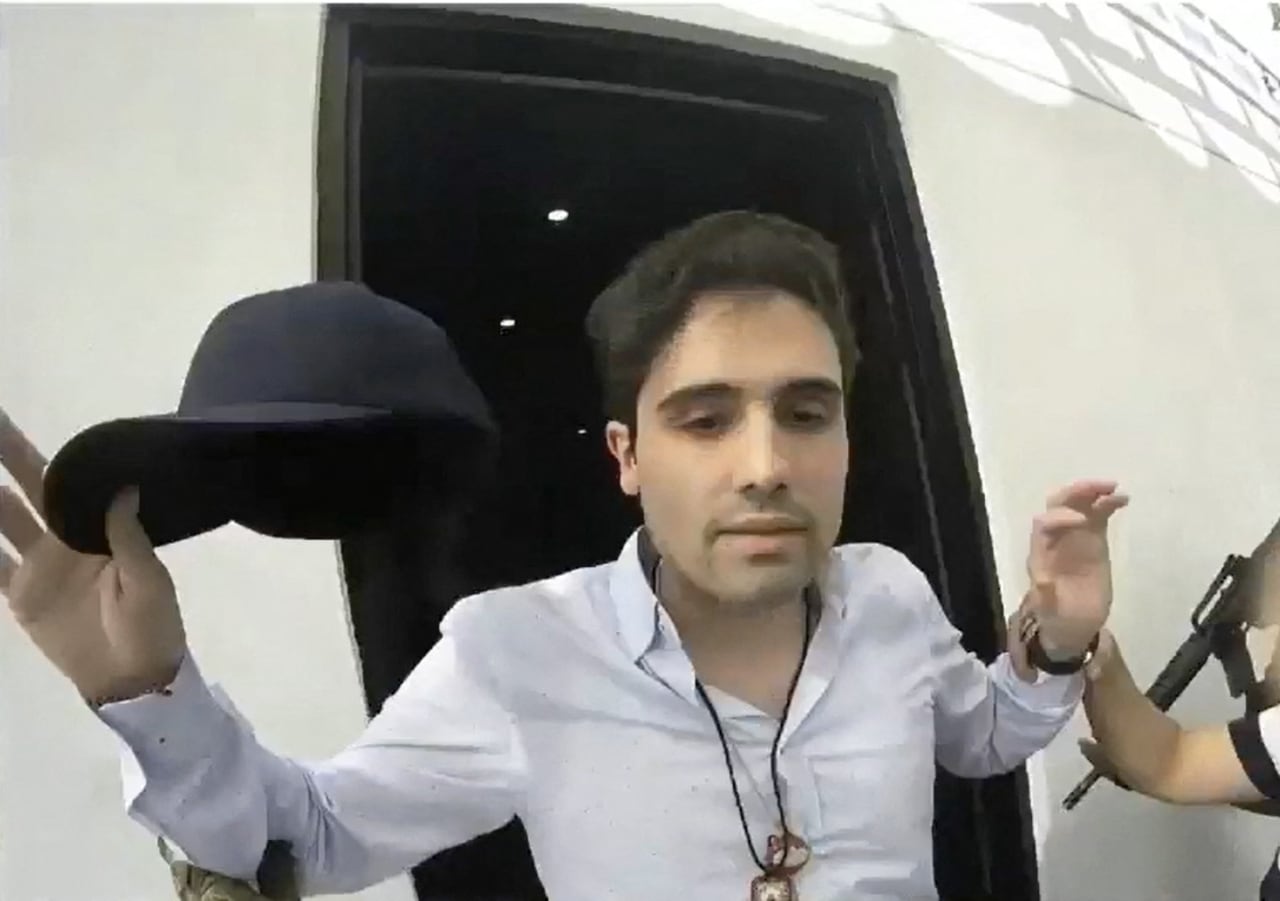 Guzmán López al momento de su detención en 2019.