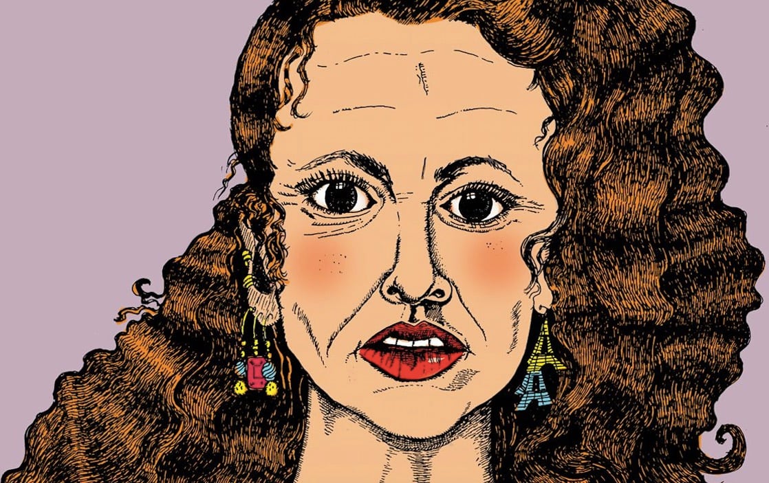 Autorretrato de Aline Kominsky