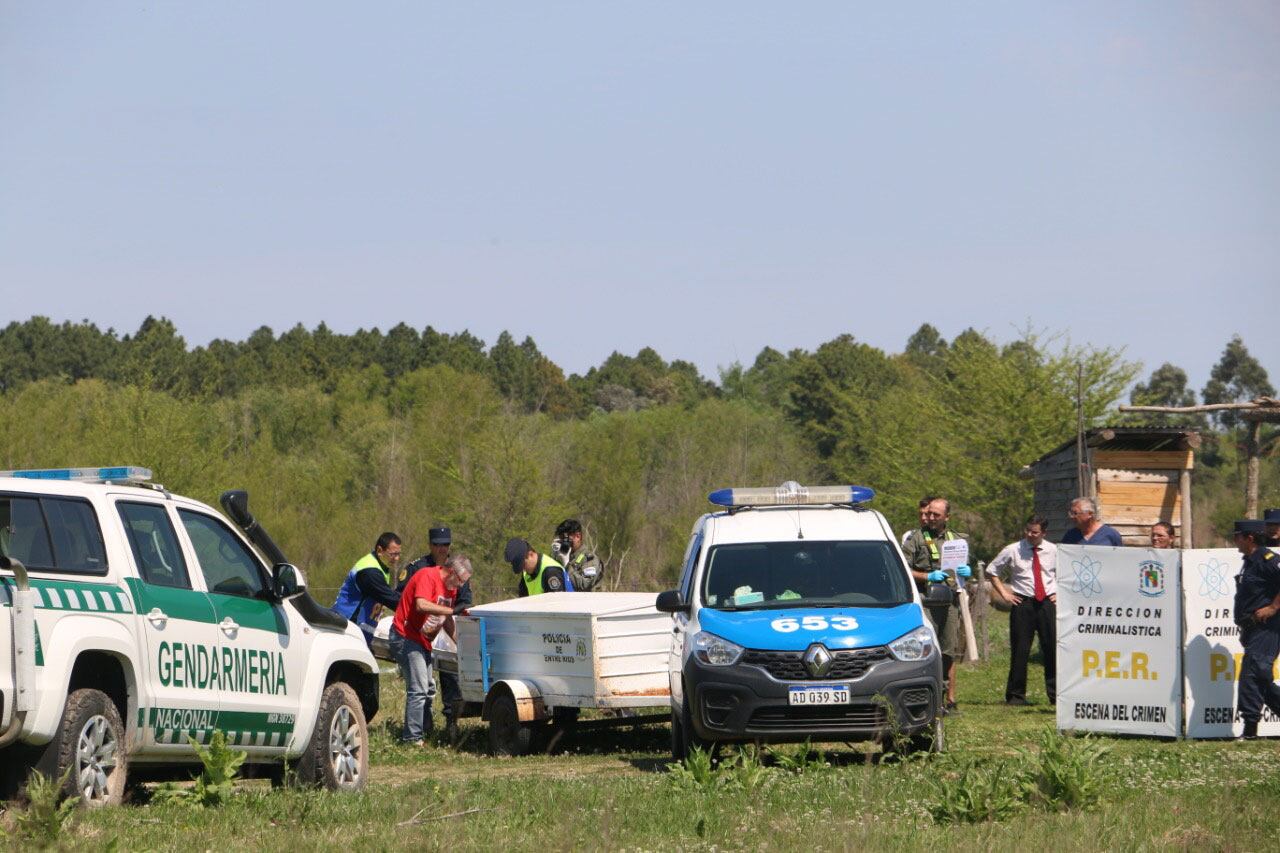 En este descampado asesinaron a iván Pérez.