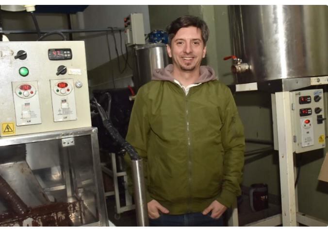 Alejandro Estevez, dueño de Alfajores Orense.