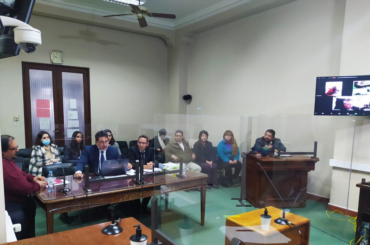 Casabella (izquierda), Amad, Sivila (centro) y Sarmiento (derecha). 