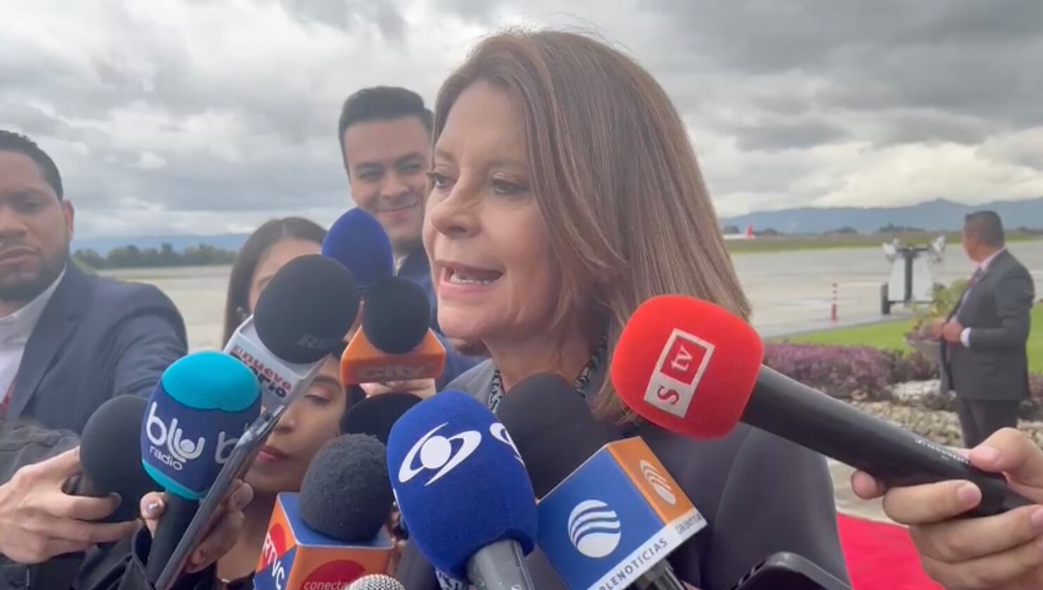 La vicepresidenta y canciller saliente de Colombia, Marta Lucía Ramírez / captura video