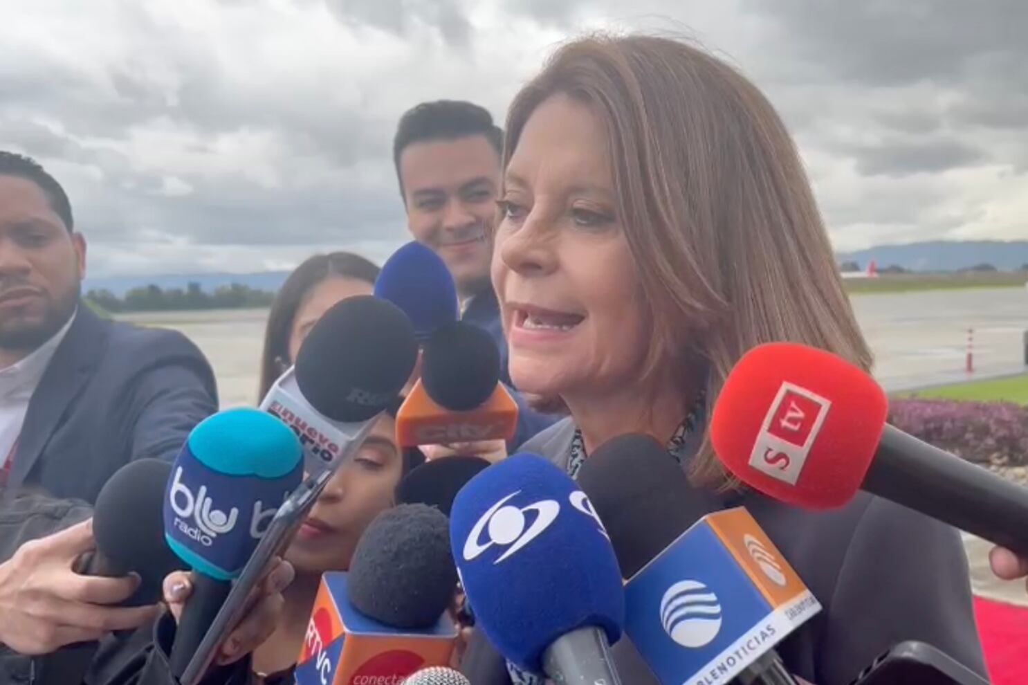 La vicepresidenta y canciller saliente de Colombia, Marta Lucía Ramírez / captura video