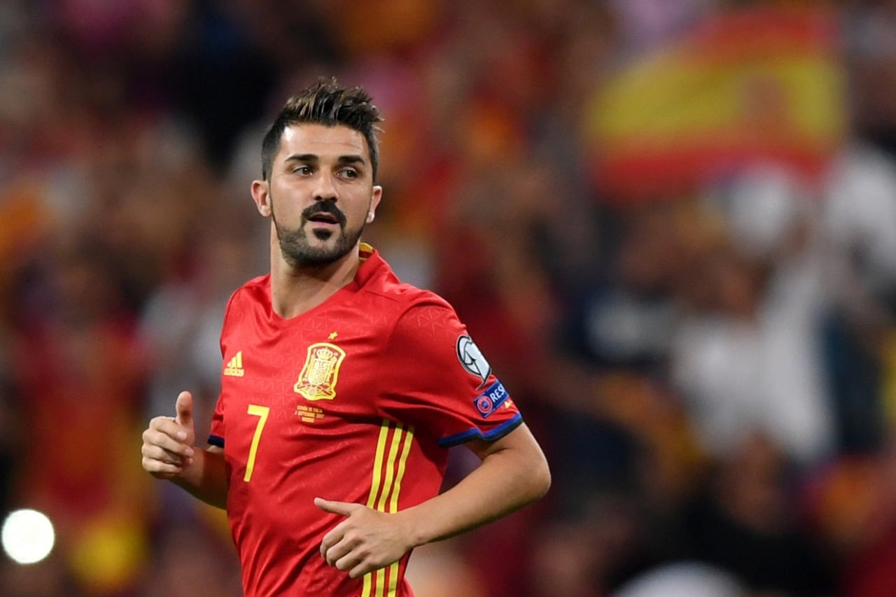Villa, campeón del mundo con España en 2010.
