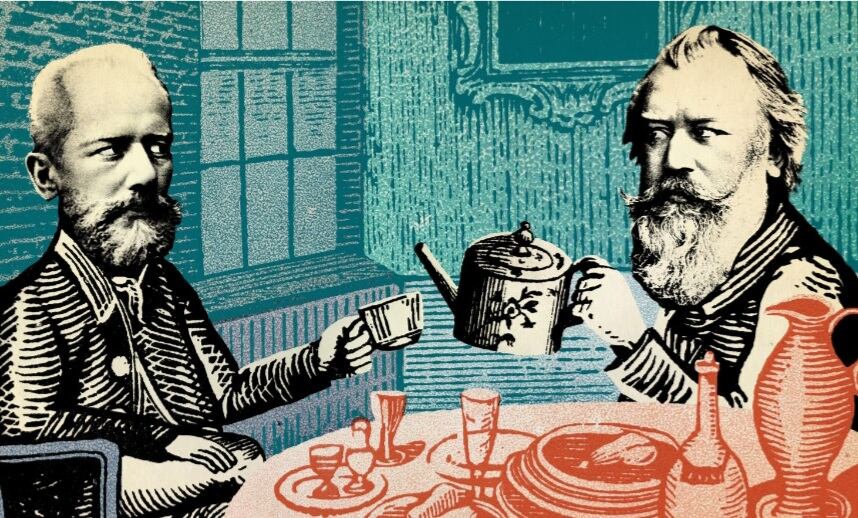 Cuando Tchikovsky recibió a Brahms.