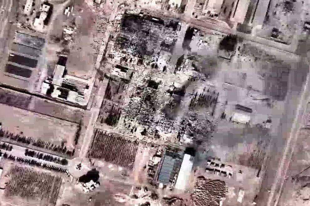 Ataque israelí a la planta nuclear de Isfahán en Irán.