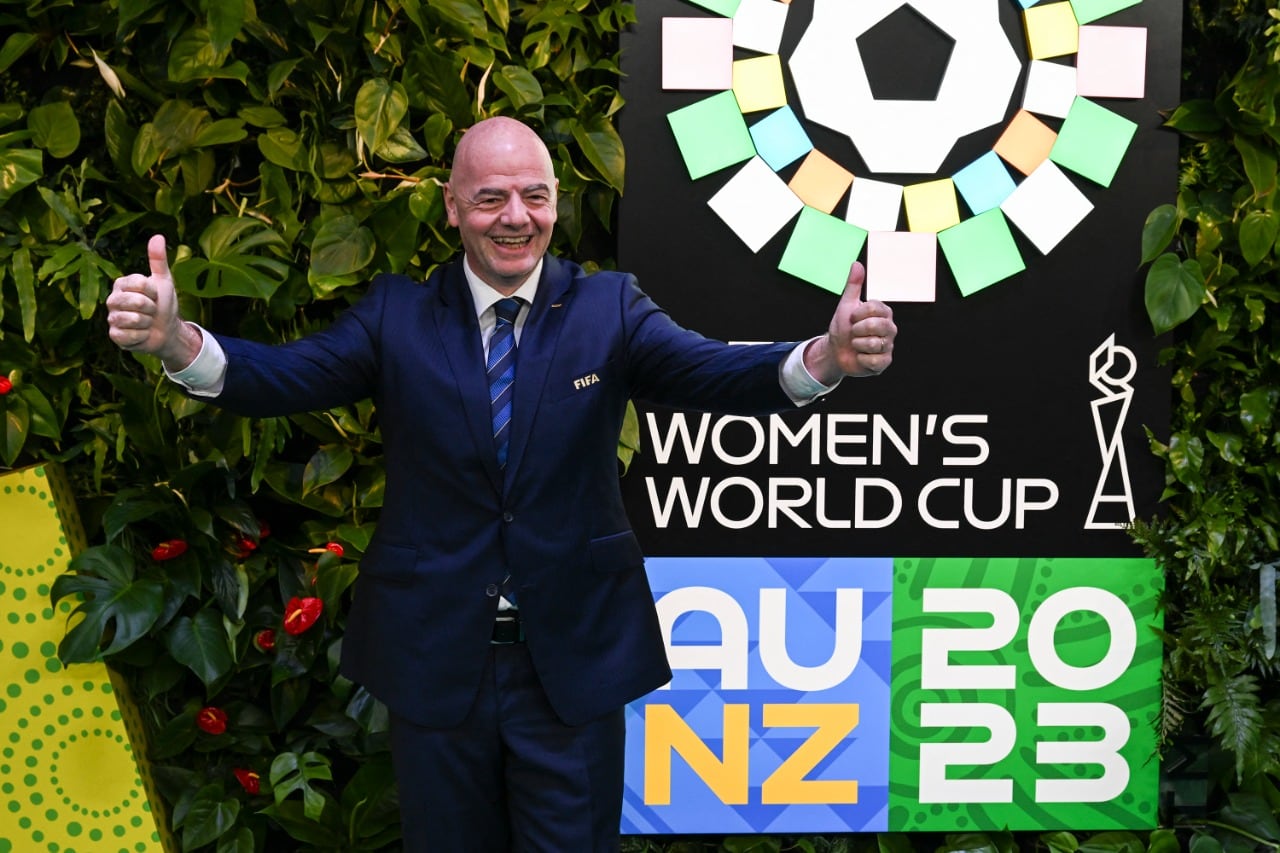 Gianni Infantino estuvo presente en el sorteo de la FIFA