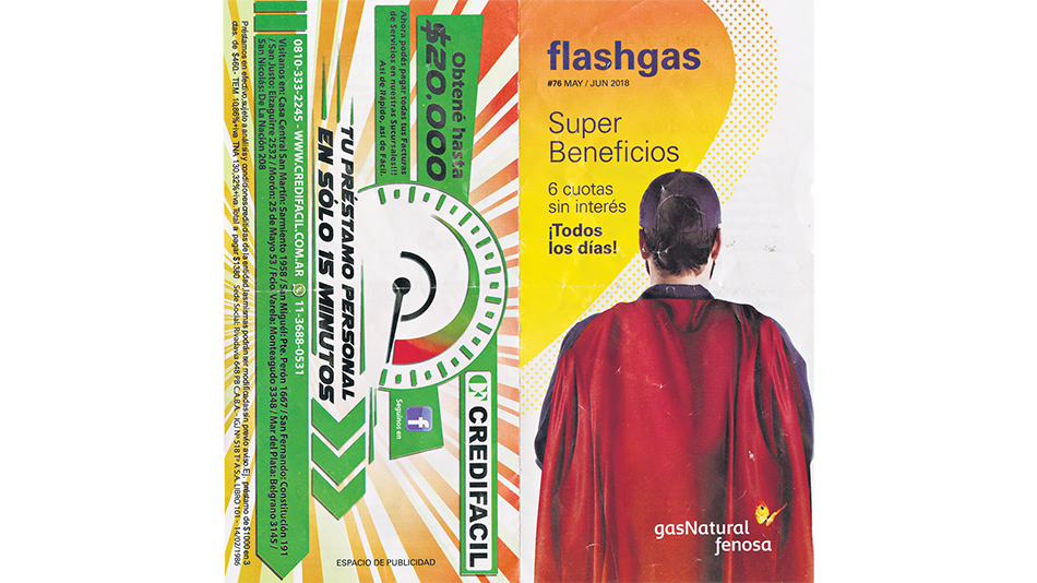 Facsímil de la publicidad de la financiación ofrecida a los usuarios para poder afrontar las facturas de gas.