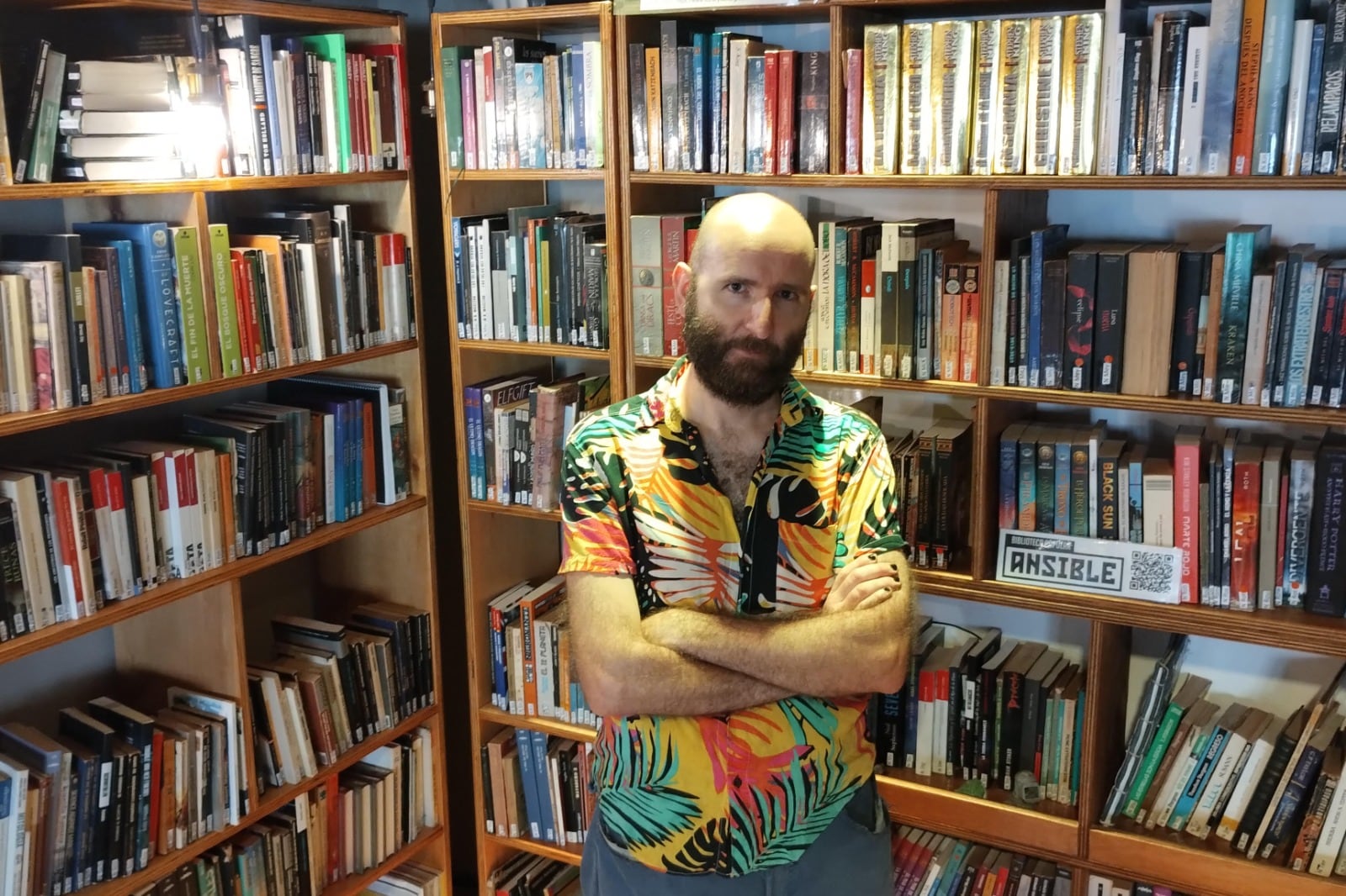 El bibliotecario catalán Carles Ros Mas es el ideólogo de Encuentro cercano.
