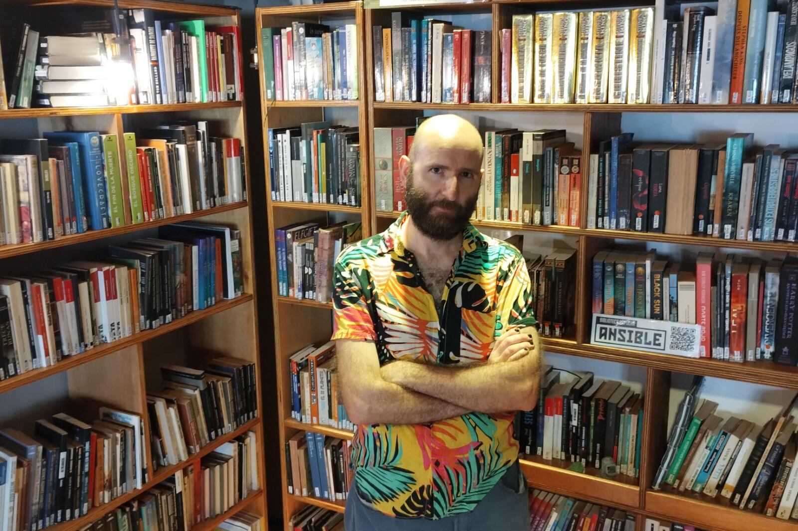 El bibliotecario catalán Carles Ros Mas es el ideólogo de Encuentro cercano.