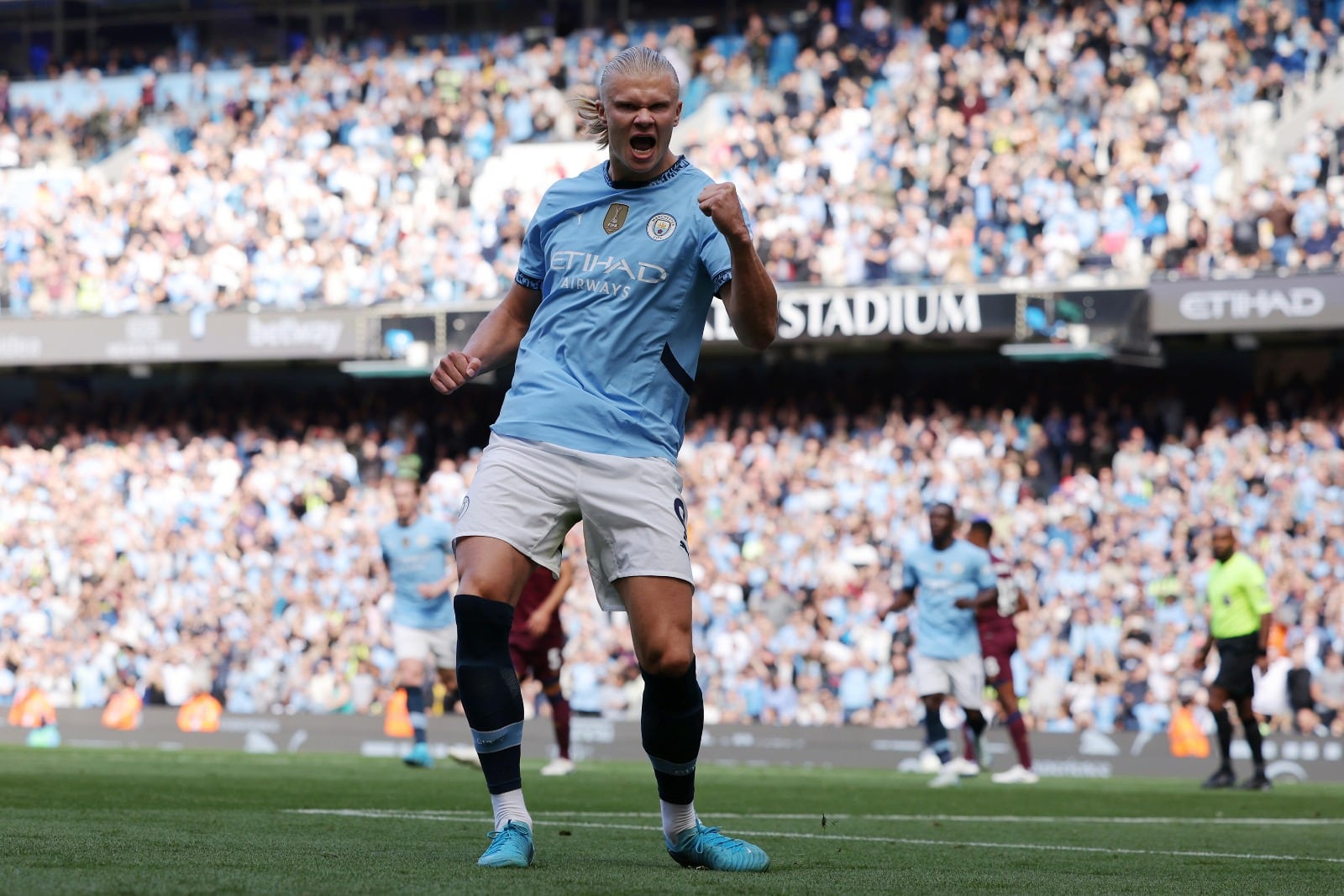 Haaland y otro triplete para el City