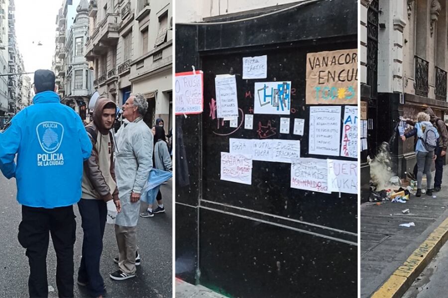 "Cristina, ahora te toca la horca para deshacernos de vos", amenazaron frente a varios agentes de la Policía de la Ciudad.
