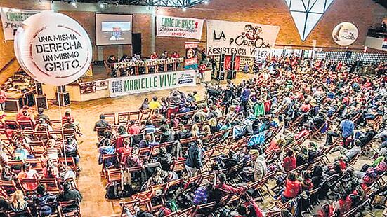 El auditorio del segundo Foro Latinoamericano en Porto Alegre.