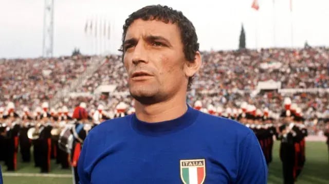 Gigi Riva, leyenda del fútbol italiano.