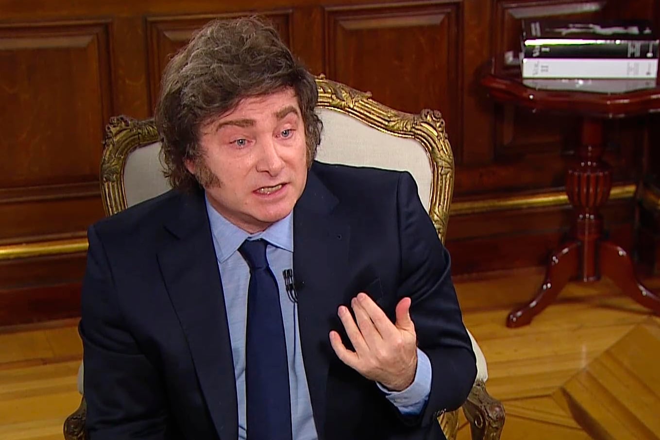 Milei, aclarando que no promocionó Libra, sino que solo la "difundió".