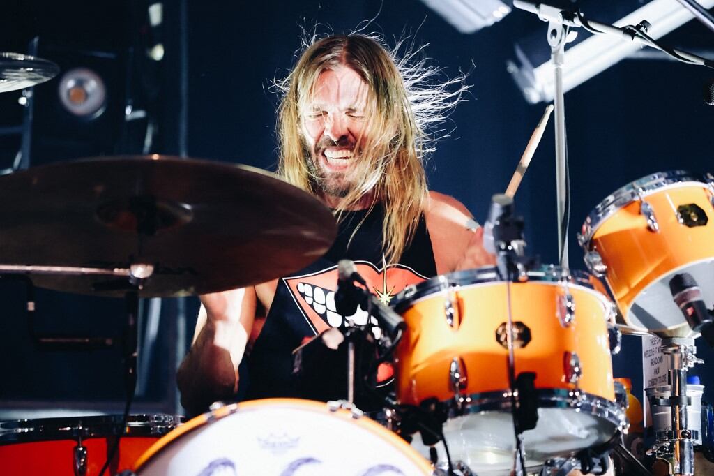 Taylor Hawkins, el baterista de Foo Fighters.
