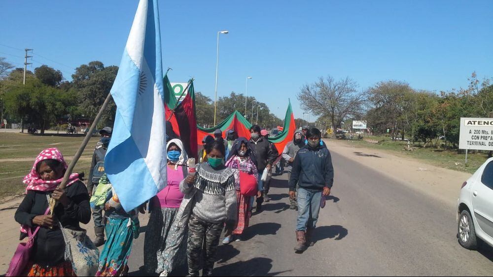 La protesta en la ruta nacional 34