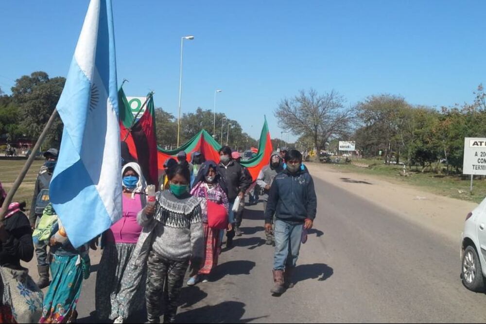 La protesta en la ruta nacional 34
