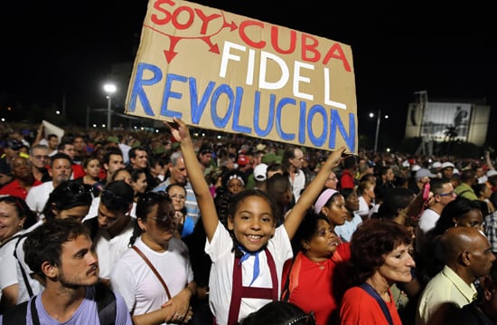 La Habana despide a Fidel en la Plaza de la Revolución
