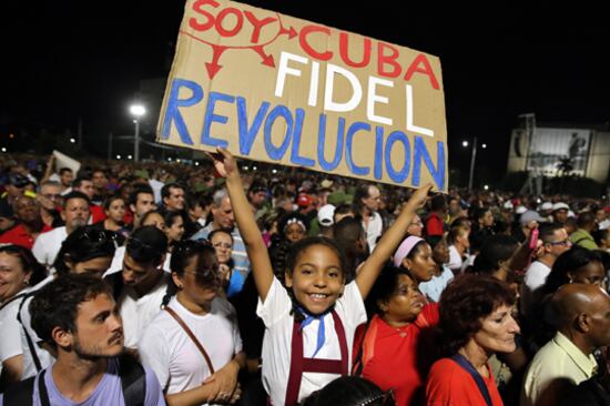 La Habana despide a Fidel en la Plaza de la Revolución