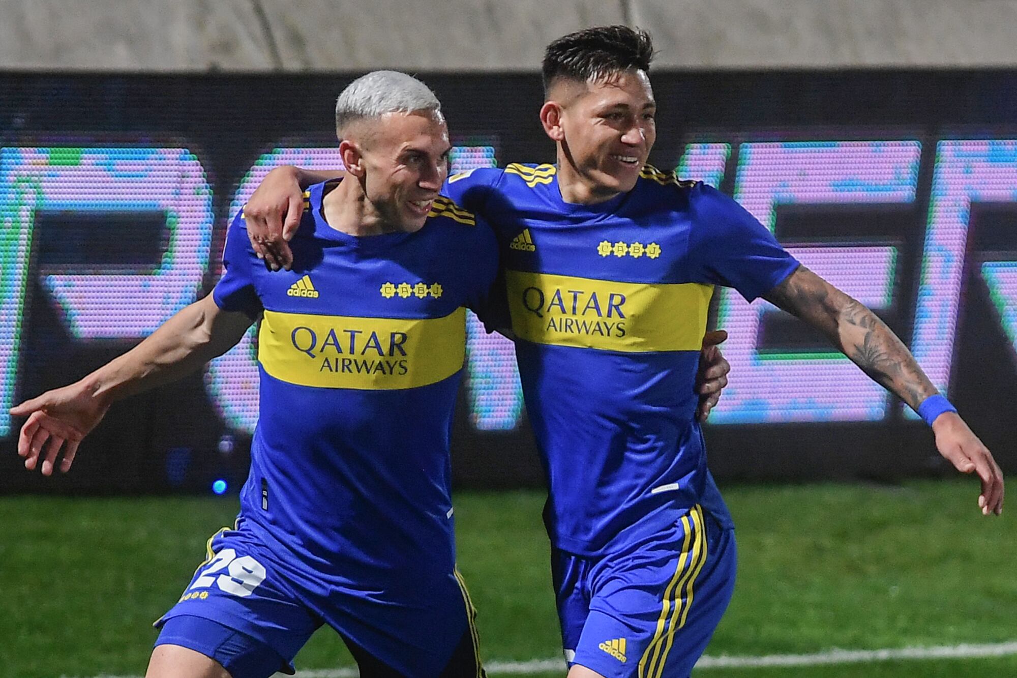 Norberto Briasco festejó su primer gol en Boca tras ocho partidos