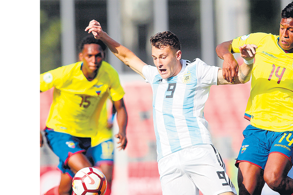 La Sub 20 no podrá contar con Balerdi, desafectado por un corte en la boca.