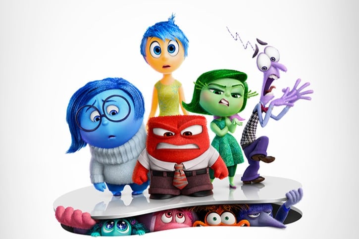 Tristeza, Alegría, Desagrado, Furia y Temor, tendrán compañía en esta nueva película. Imagen: @DisneyStudiosLA. 