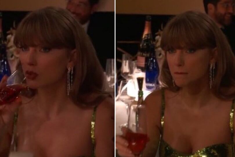 Los graciosos memes de la ceremonia de los Golden Globe 2024 (Foto: @LaPuercaylor)