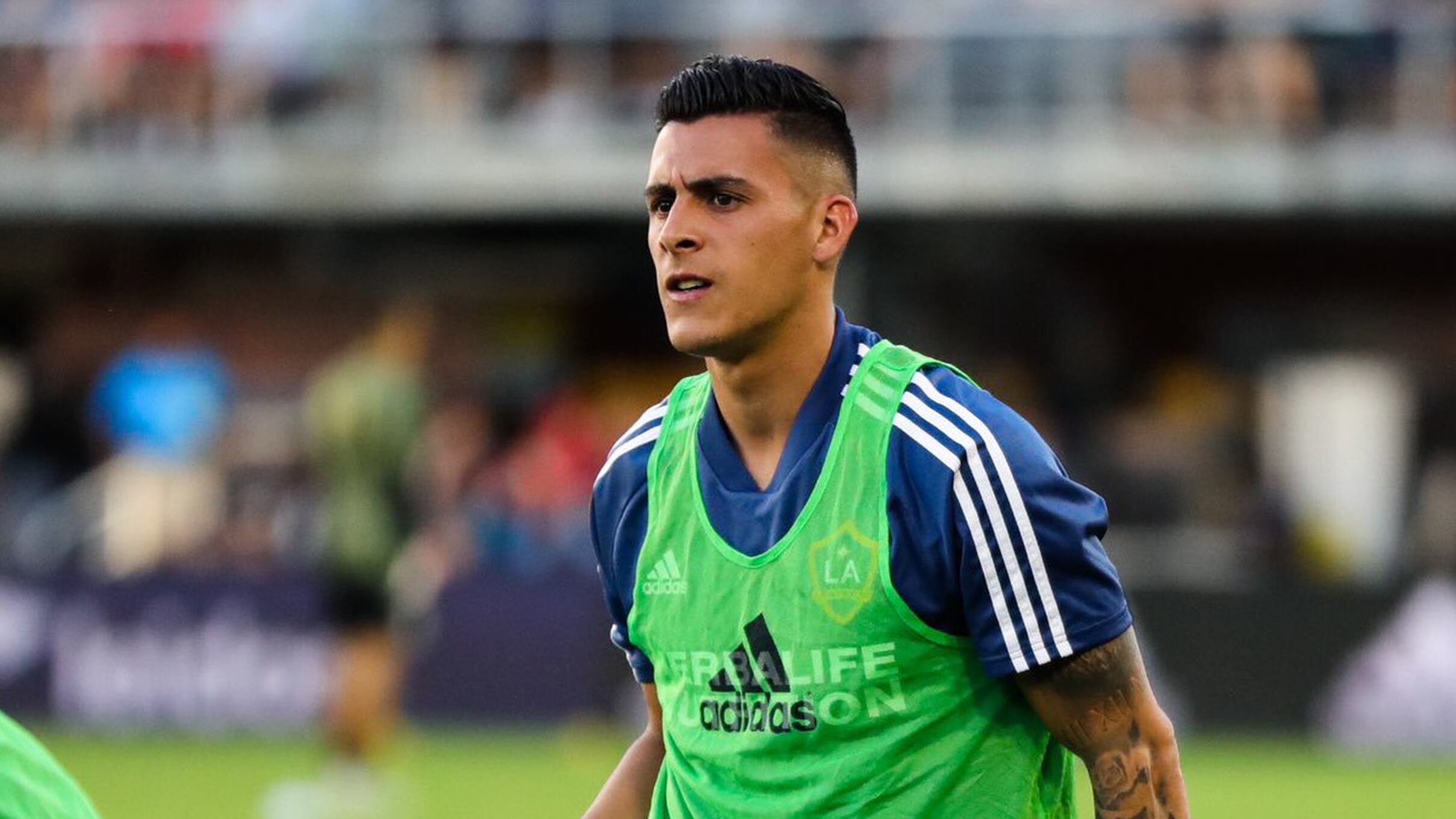 Pavón ya debutó en Los Angeles Galaxy de la MLS.