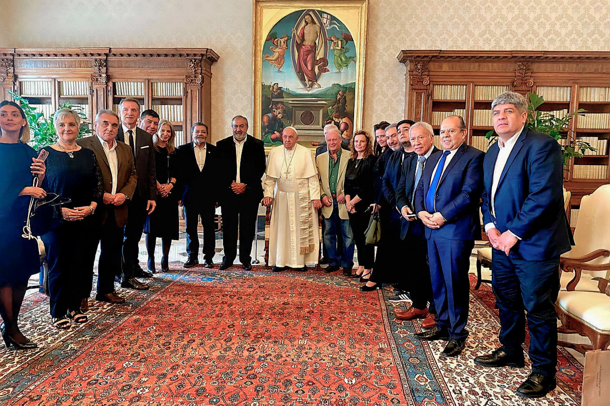 En septiembre de 2024 una nutrida delegación de la CGT se reunió con el papa Francisco.