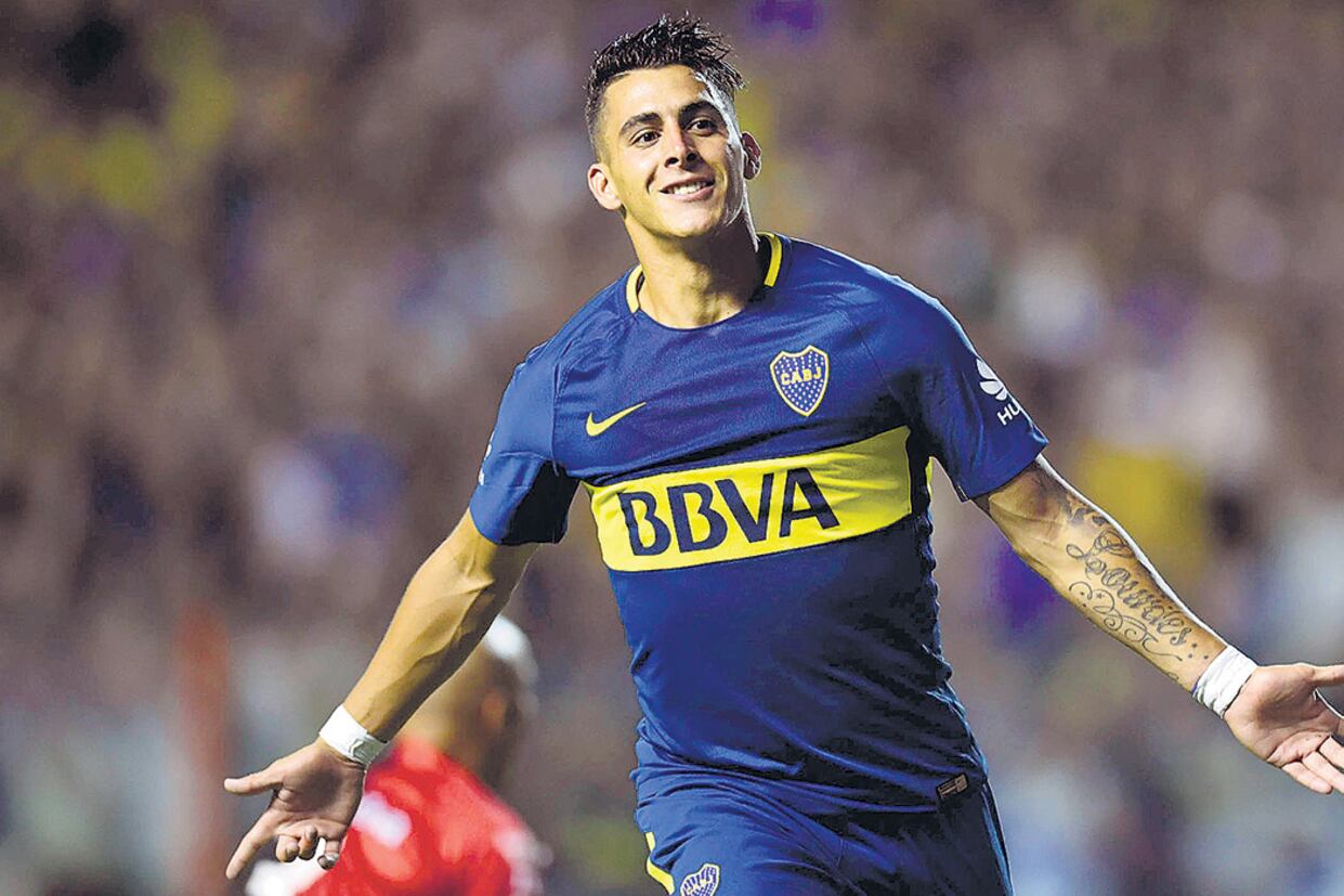 Cristian Pavón hoy será observado por Jorge Sampaoli.