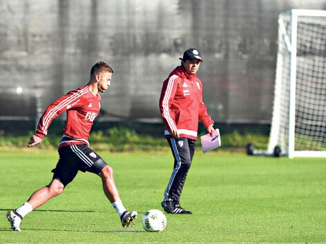 Gallardo trabaja con el plantel en Orlando, de cara a un año que tendrá a la Libertadores como objetivo principal.