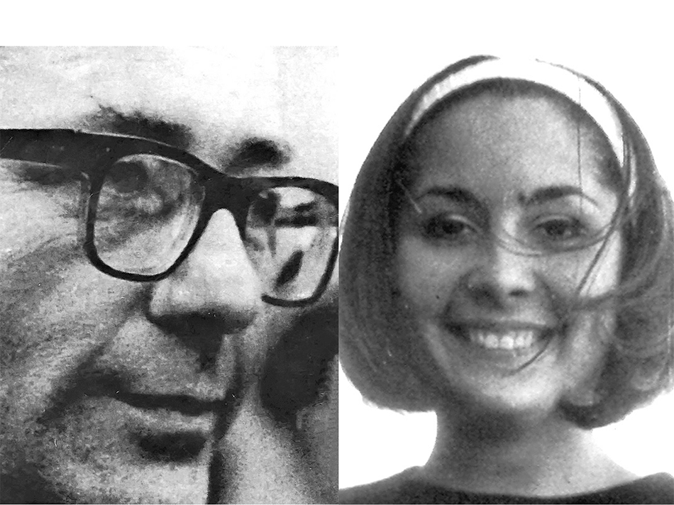 Rodolfo Walsh y su hija María Victoria.