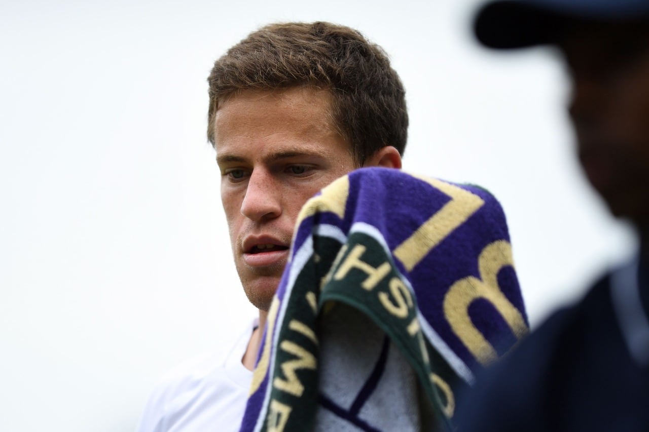 Schwartzman mantiene una rutina para seguir con sus entrenamientos.