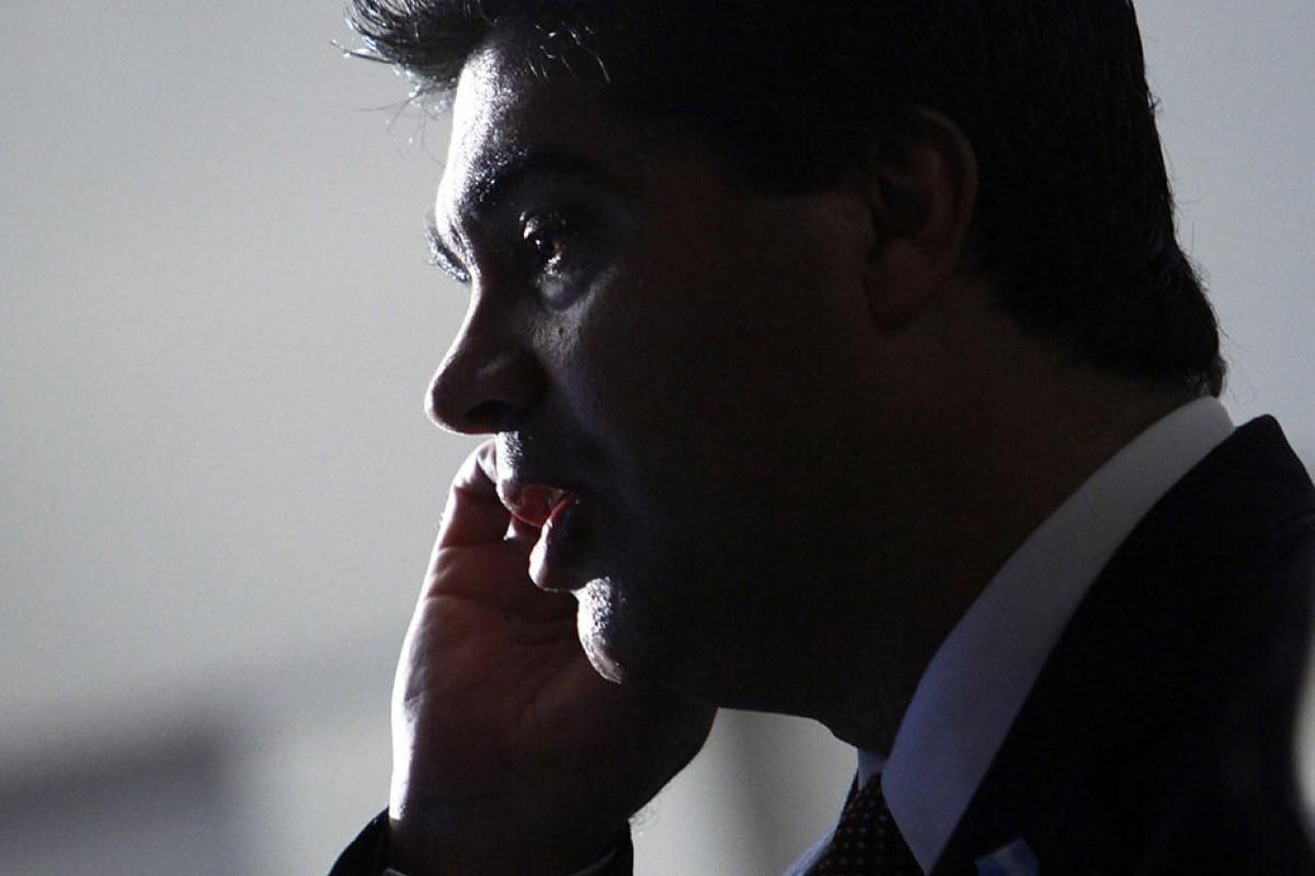 El derrotado gobernador Jorge Capitanich.