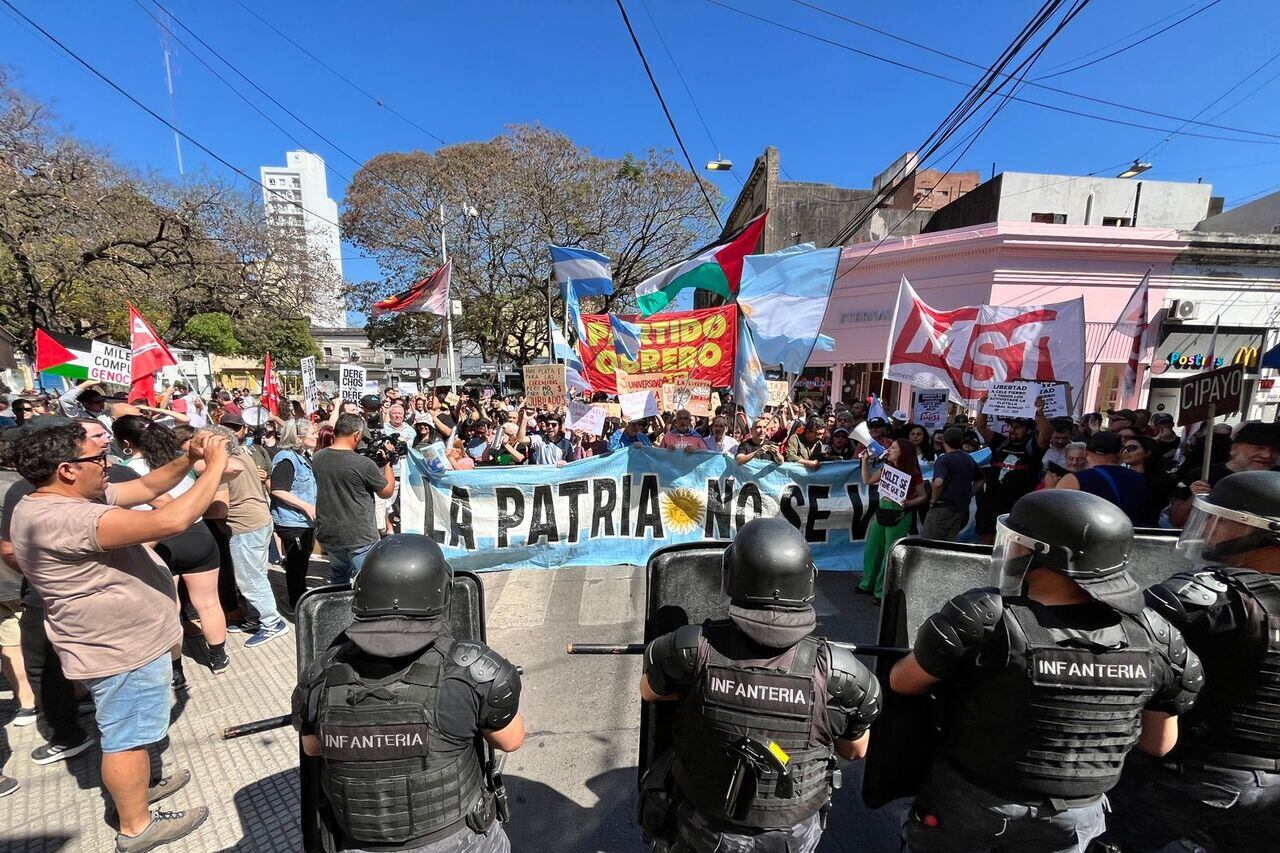 El centro santafesino cuando llegó Milei.