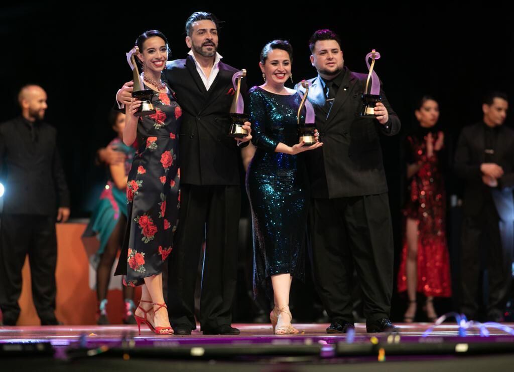 Las parejas de Pergamino y Cipolletti se consagraron en el Mundial de Tango en el Obelisco. Foto: GCBA
