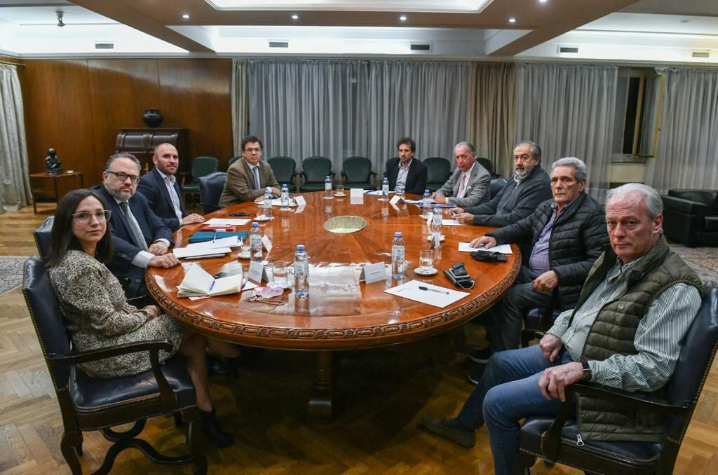 La última reunión tripartita, el martes, en el Ministerio de Economía.