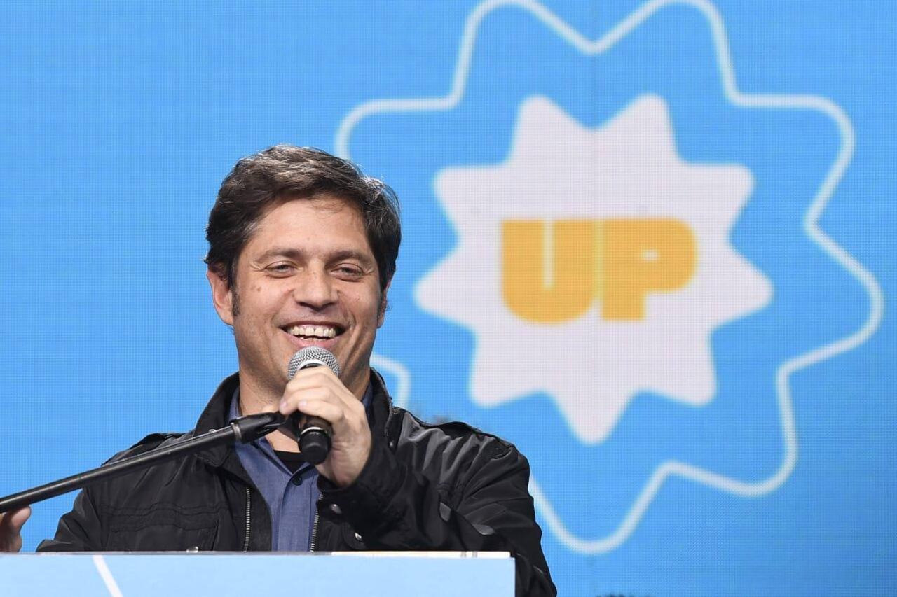 El gobernador Kicillof, el candidato bonaerense más votado en las PASO.
