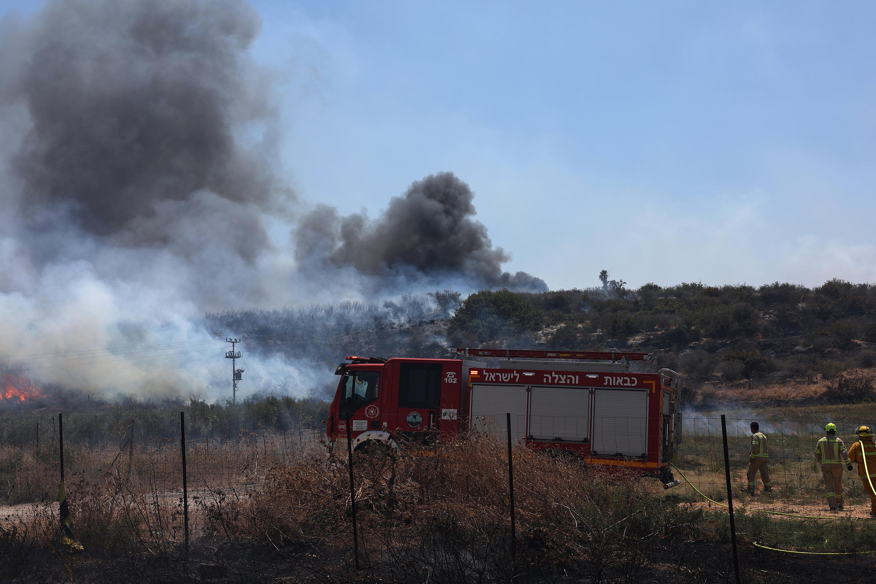 Bombardeo en Deir al-Balah, Franja de Gaza.