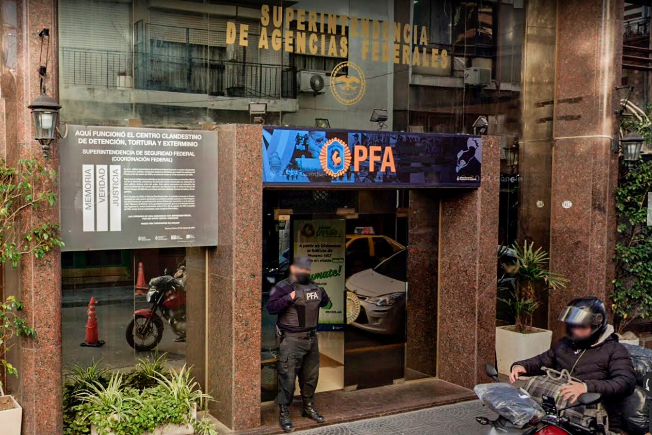 En la sede policial de Moreno y San José funcionó el centro clandestino Coordinación Federal.