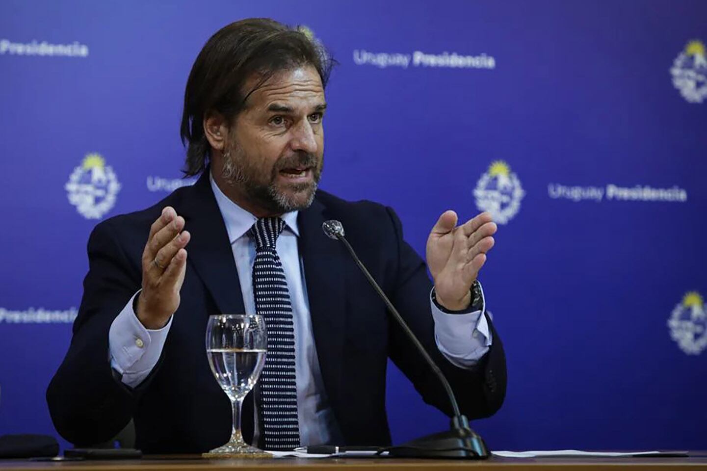 El presidente de Uruguay, Luis Lacalle Pou.