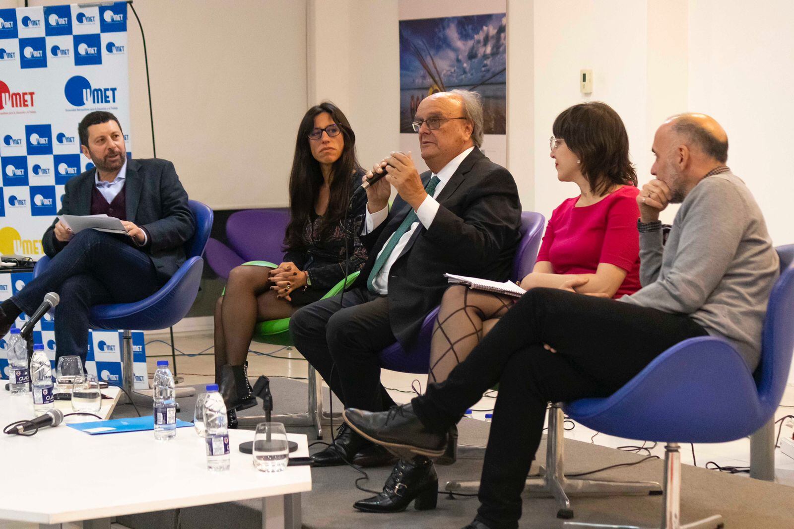 De izquierda a derecha, Zaiat, Español, De Mendiguren, D’Alessandro y D’Atellis.