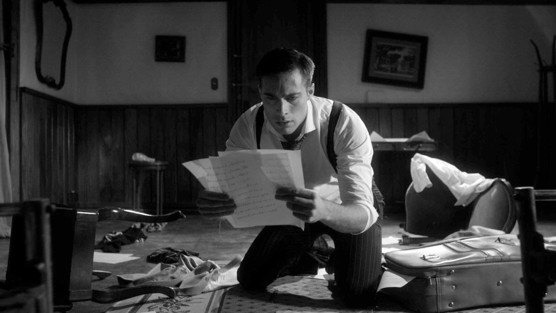 El joven escritor Lupus interpretado por Rodrigo Guirao Díaz. 