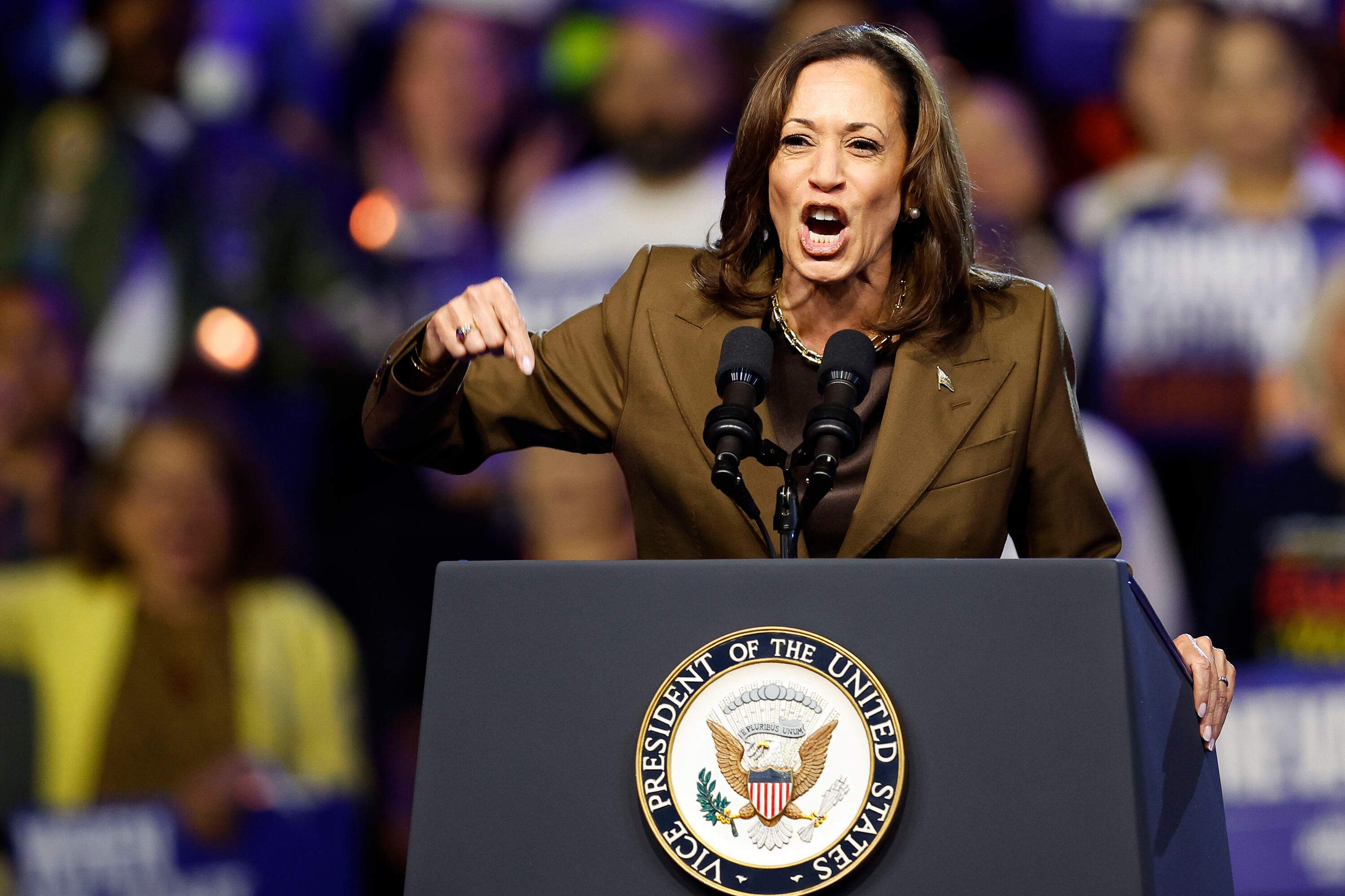Acto de campaña de Kamala Harris en Las Vegas, estado de Nevada.